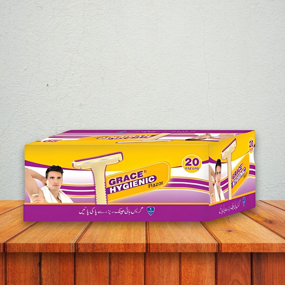 Grace White Hygienic Razor - Per Box