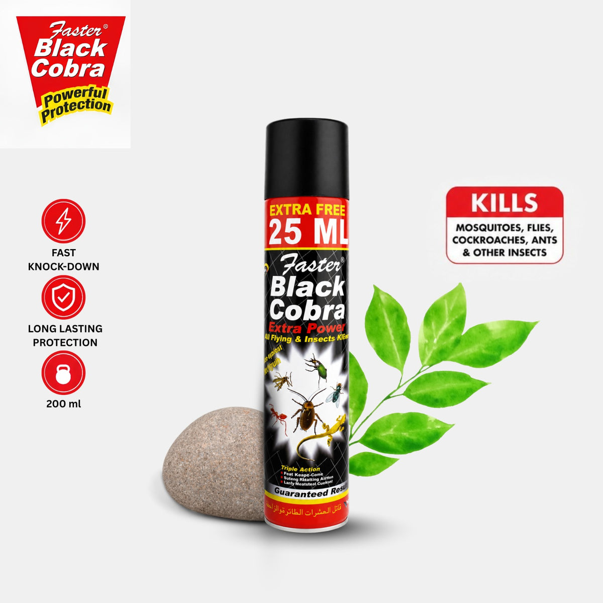 Faster Black Cobra - 200 ml