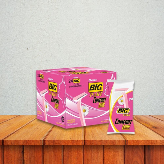 Big Paki Comfort Lady Razor - Per Box