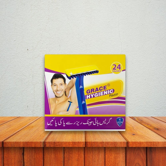 Grace Hygienic Razor - 24 Pcs - Per Box