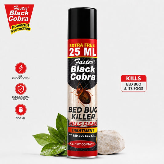 FASTER BLACK COBRA BED BUG SPRAY 300 ML
