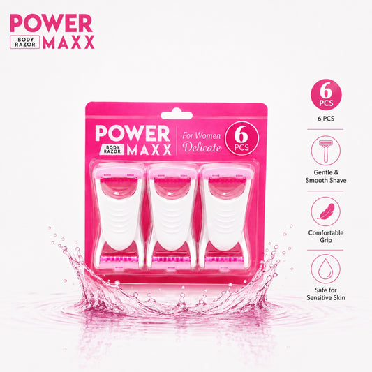 Power Maxx Ladies Razor - ( Pack of 6 )